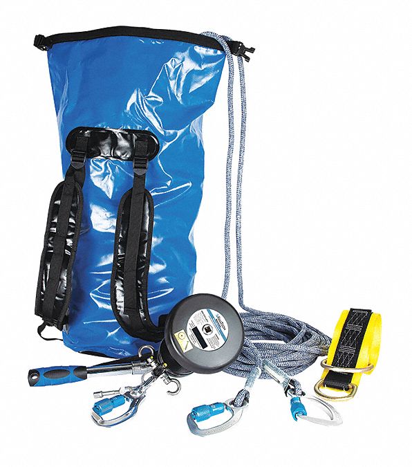 Rescue and Descent Kit, Kernmantle, Blue