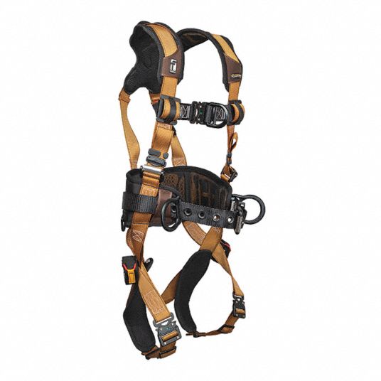 FALLTECH, Vest, Quick-Connect / Quick-Connect Buckles, Full Body ...