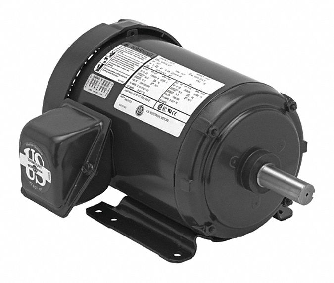 General Purpose Motor: Totally Enclosed Fan Cooled, Rigid Base Mount, 1/4 HP, 56 Frame