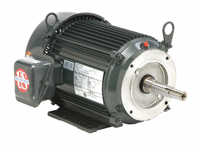Close-Coupled Pump Motor: Totally Enclosed Fan-Cooled, Face/Base Mounting, 1 HP