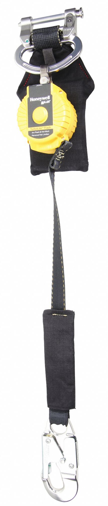 Self-Retracting Lifeline, Blk/Ylw,