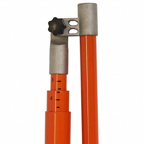 B/A PRODUCTS CO. Measuring Stick: Measuring Stick, Yellow, Fiberglass, 15  ft Max Measurement