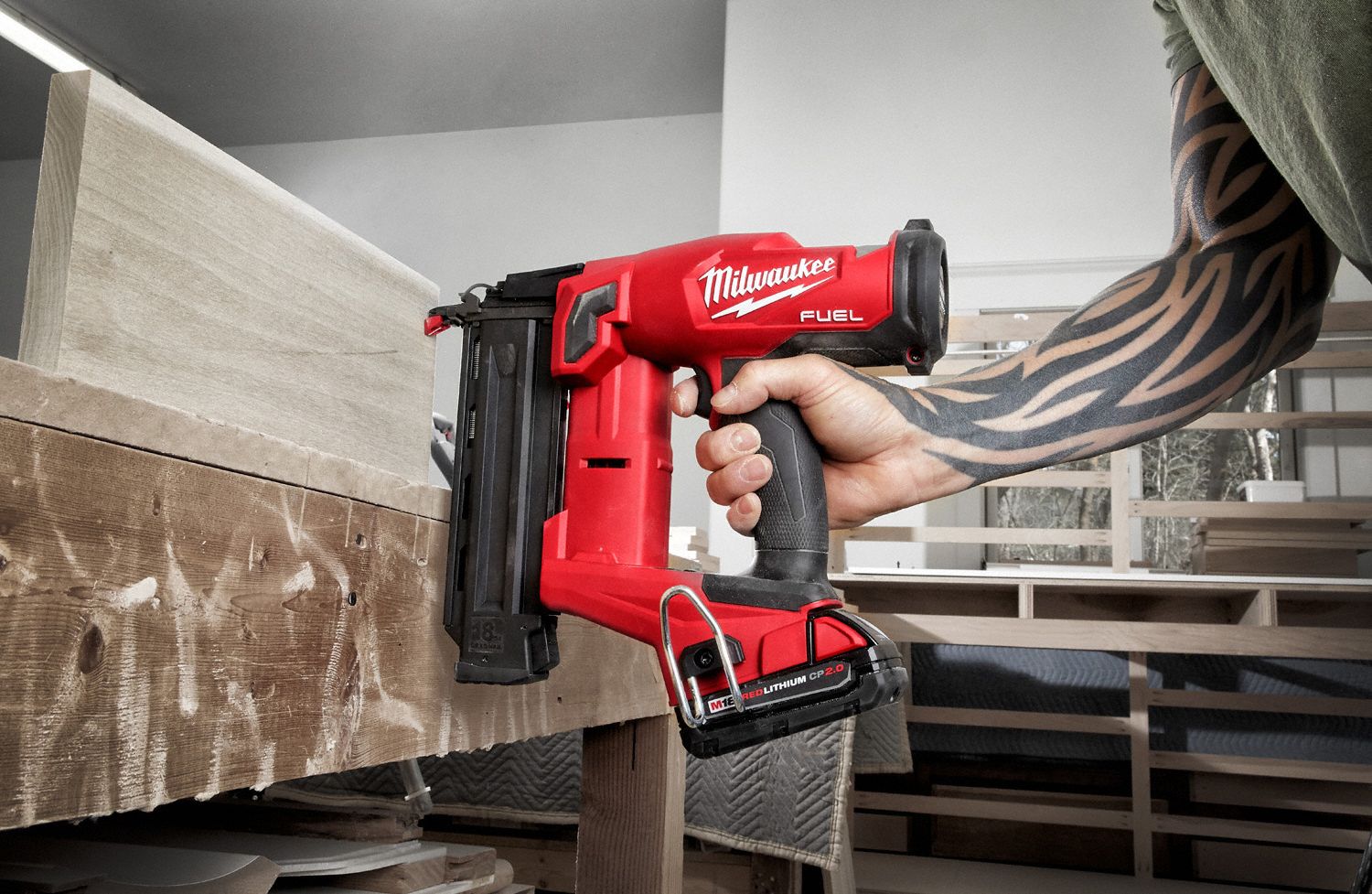 MILWAUKEE Cordless, Nail Gun, 18V DC 55MN09274621CT Grainger