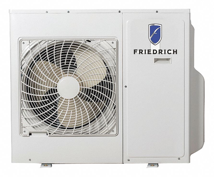 FRIEDRICH FLOATING AIR Split System Condenser with Heat Pump, 7,000