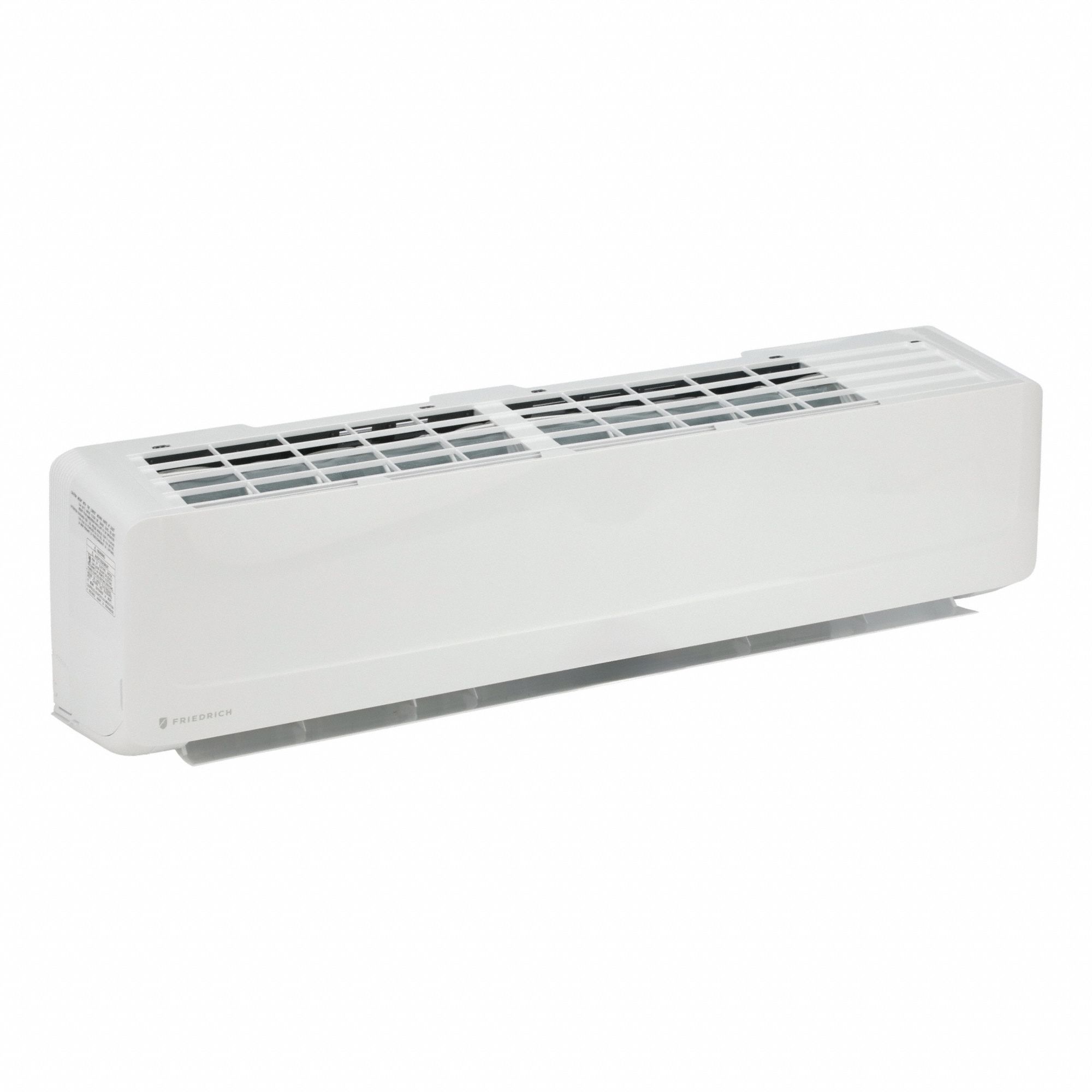 FRIEDRICH Mini-Split Air Handler: 8,000 BtuH to 23,500 BtuH, 1,200 sq ft – 1,400 sq ft, 208/230V AC (MPN FPHFW24A3B). Key specifications — Brand: FRIEDRICH; Voltage: 208/230V AC; Special Features_Broad: Seacoast Corrosion Protection.