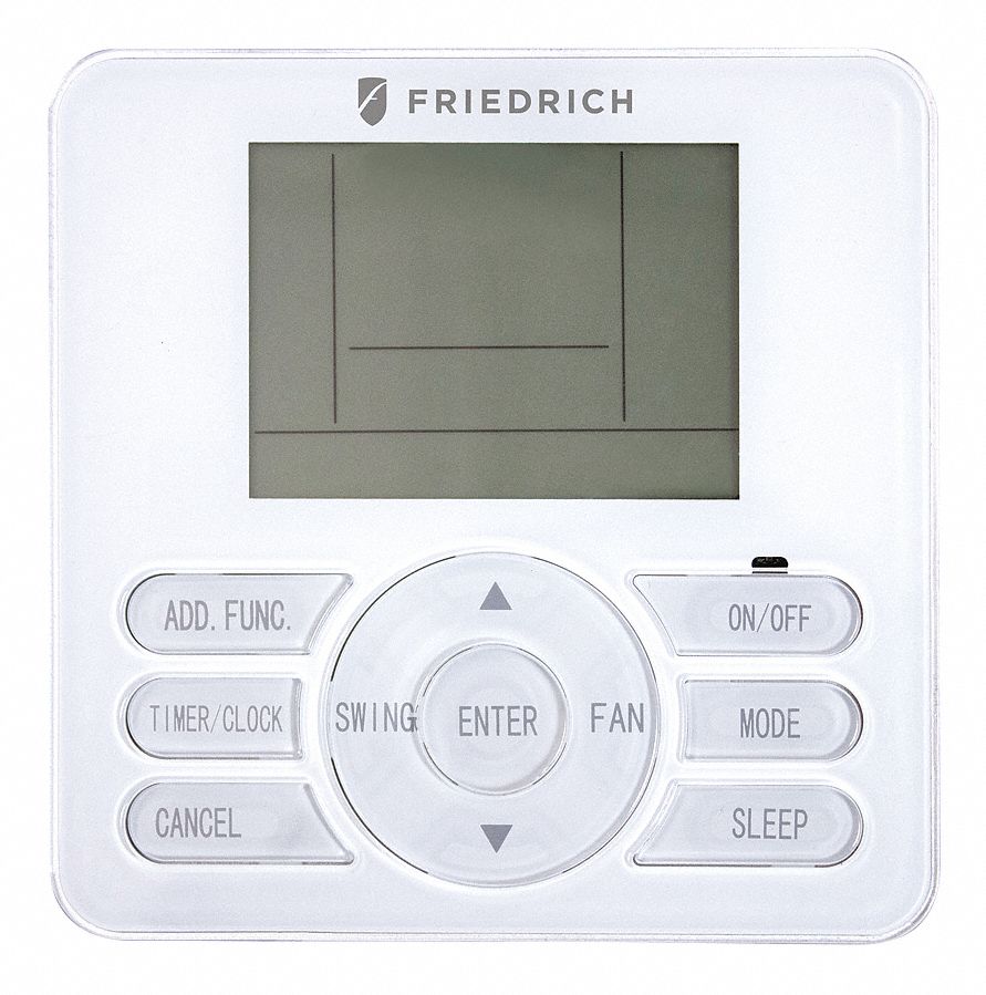 FRIEDRICH, All Friedrich Ductless Split Systems, Wall Controller, Wall