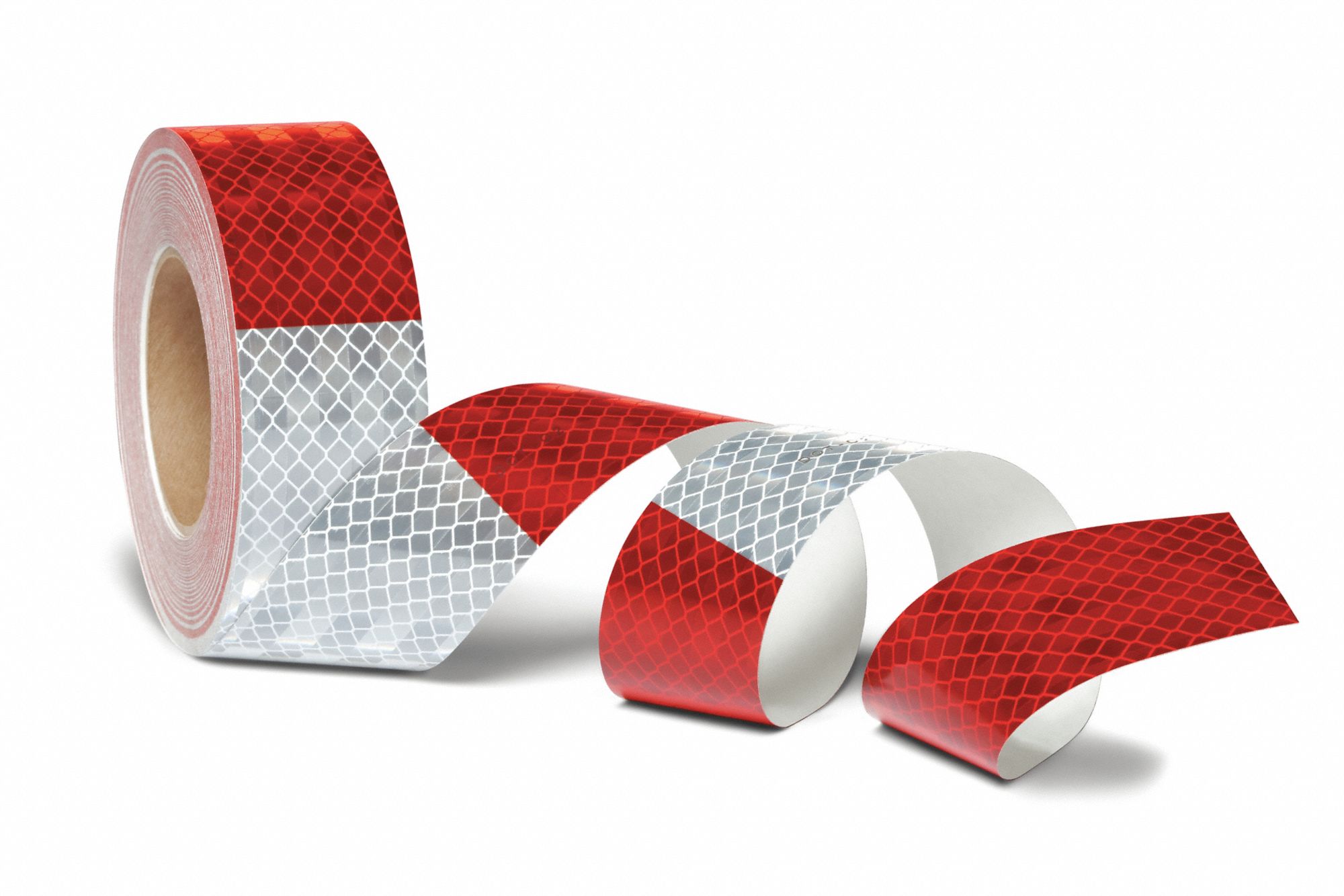 3M Conspicuity Reflective Tape: Trucks and Trailers, Red/White, 2 in Wd ...