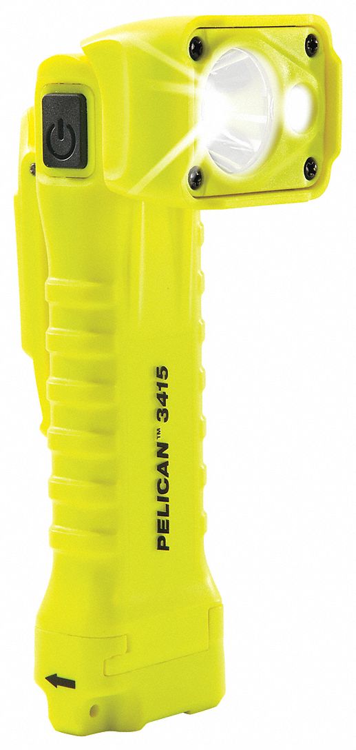 Hazardous Location LED Handheld Flashlight, Polycarbonate, Maximum Lumens Output: 335 lm, Yellow