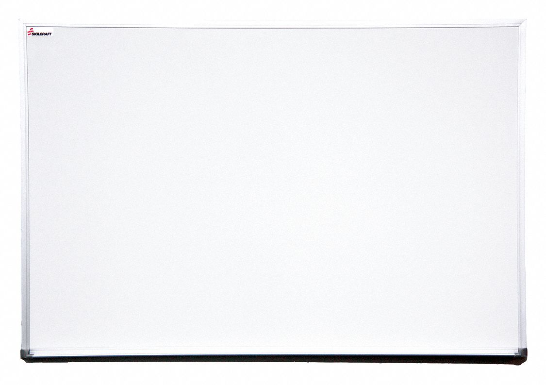 Wall Mounted, 36 in Dry Erase Ht, Dry Erase Board 55MP77711001568