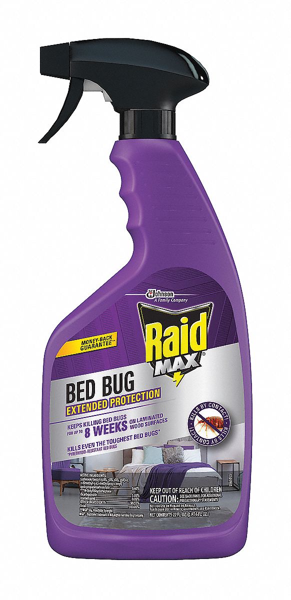 RAID Bed Bug Killer, Trigger Spray, 22 oz, Indoor Only, DEETFree DEET