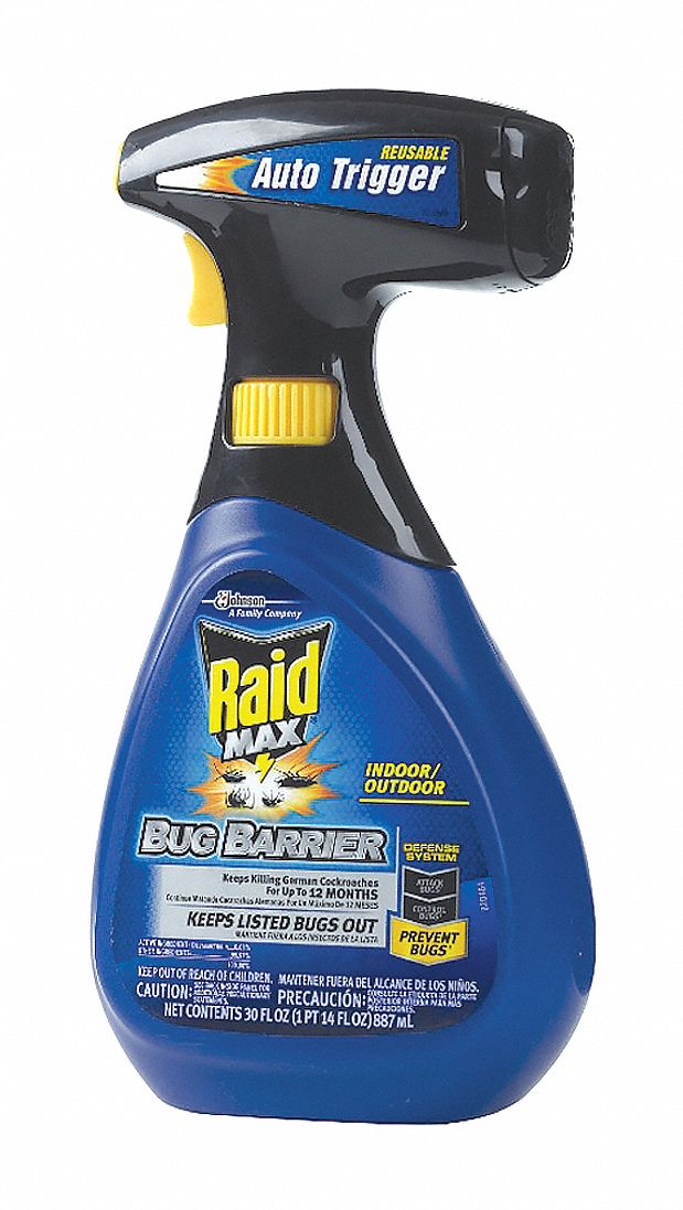 Raid Max Bug Barrier Starter Spray With Auto Trigger ...