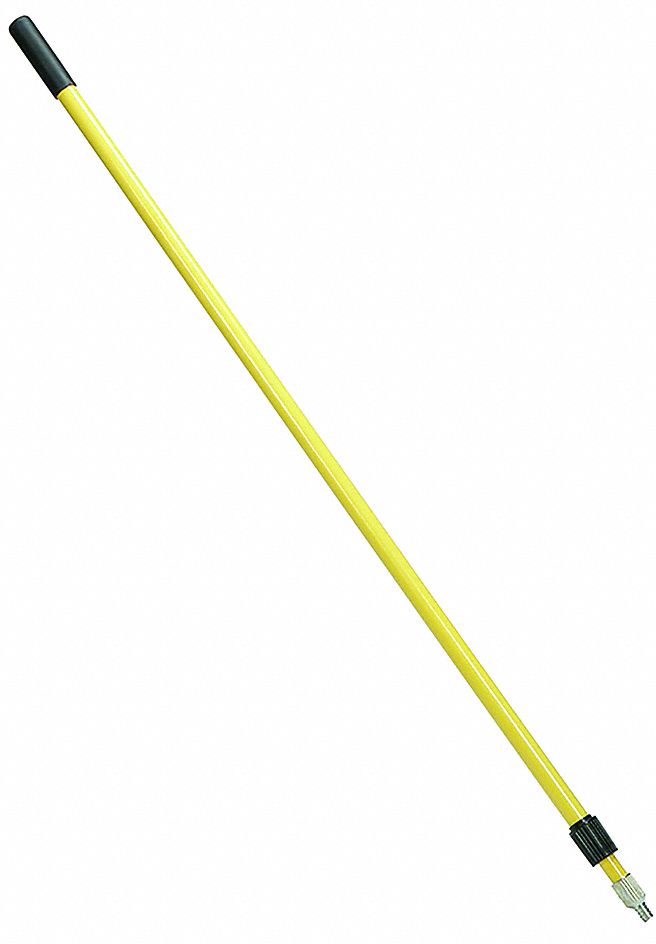SKILCRAFT Fiberglass Acme Thread Telescoping Pole, 5 to 91/4 ft