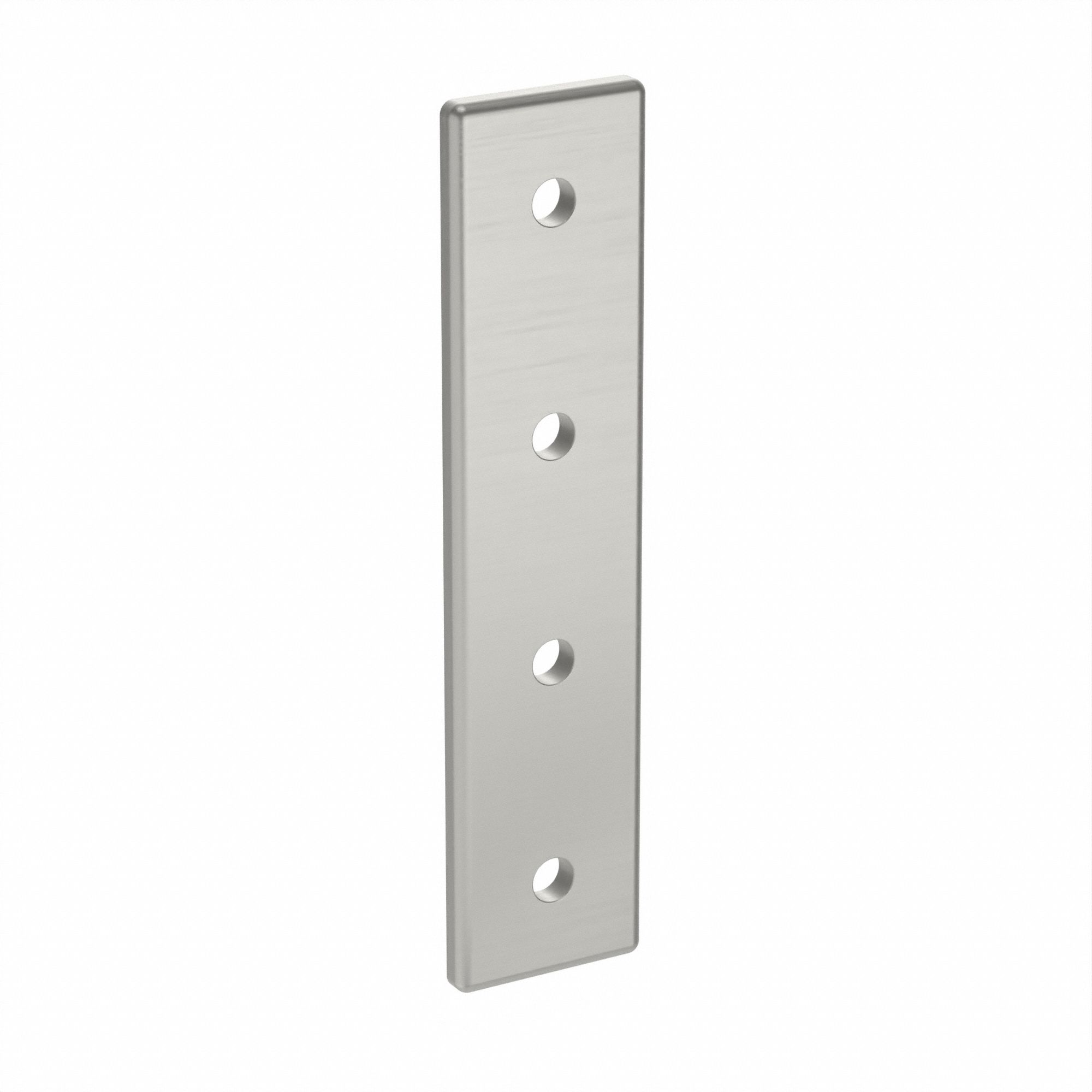 Joining Plate: Straight Flat Plate, 45 Series, 176 mm x 41 mm x 6 mm, For 10 mm Slot Wd, 4 Holes