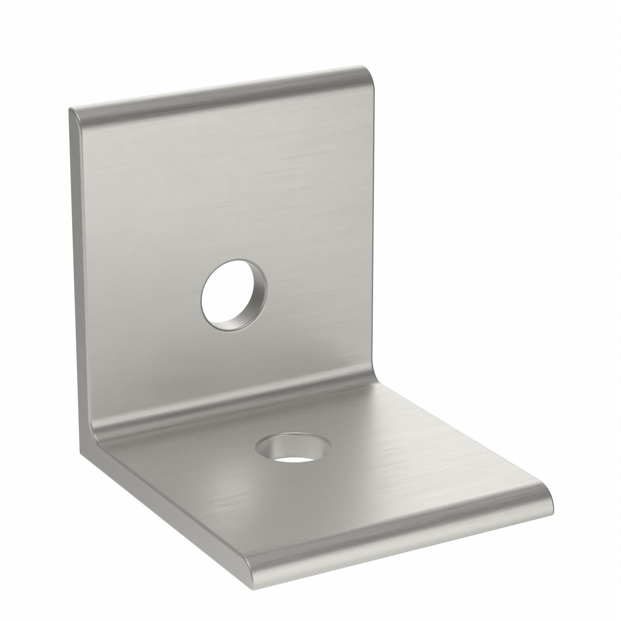 Inside Corner Bracket: Lite Inside-Corner Bracket, 45 Series, 45 mm x 41 mm x 45 mm, 2 Holes, Gray