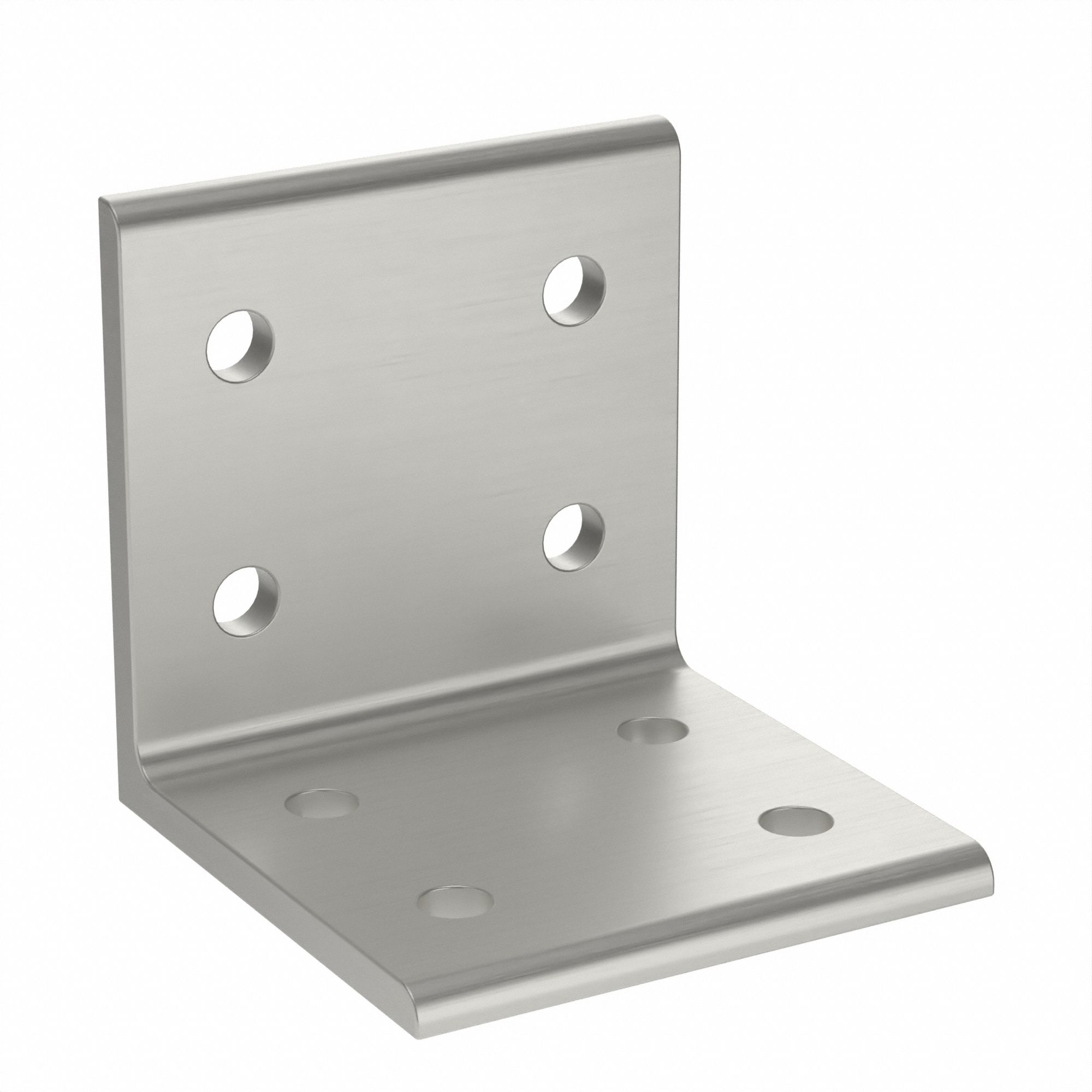 Inside Corner Bracket: Wide Inside-Corner Bracket, 20 Series, 40 mm x 38 mm x 40 mm, 8 Holes, Gray