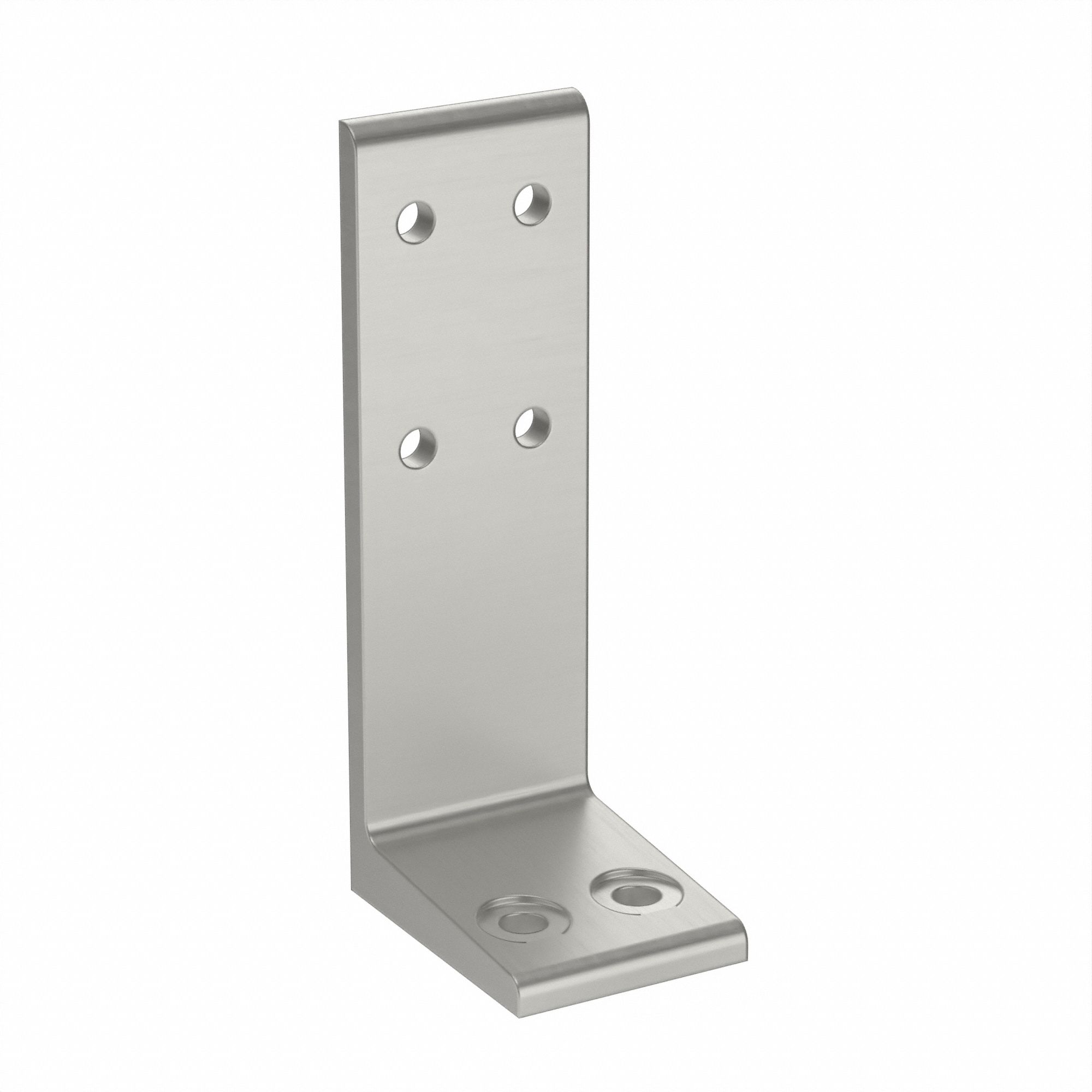 Floor Mount: 45 Series, Aluminum, 45 mm x 86 mm x 140 mm, Double