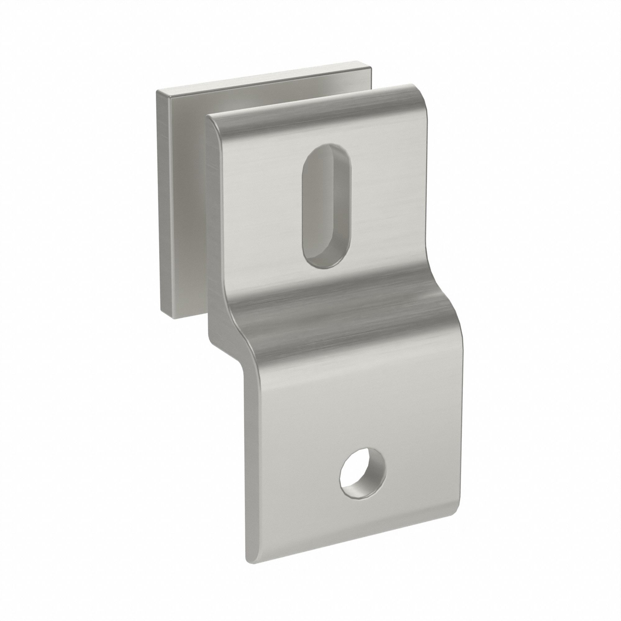 Mesh Panel Retainer: For Mesh Panel, Anodized, Silver, Aluminum, Metric, Fath 45 Series