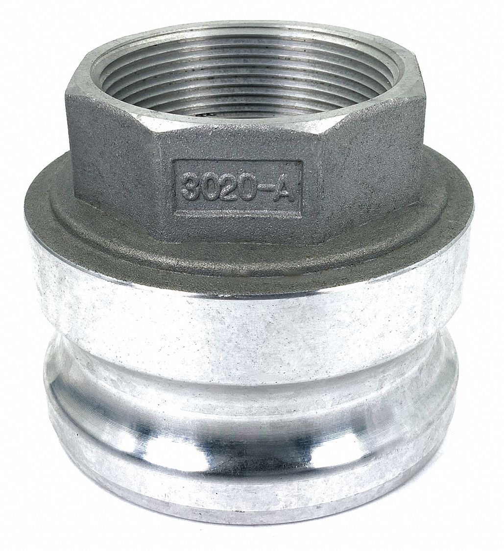 ADAPTATEUR CAME/RAINURE,3 PO,ALUMINIUM