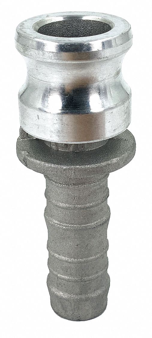 CAM & GROOVE ADAPTER: ¾ IN COUPLING, ¾ IN HOSE FITTING, 3½ IN OVERALL LG