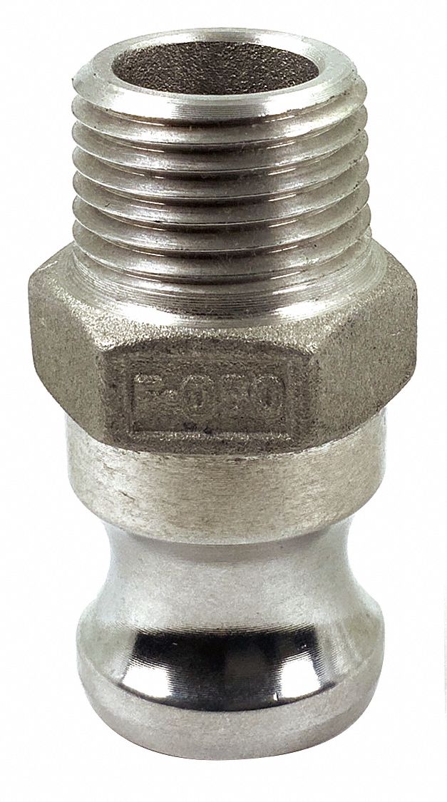 CAM & GROOVE ADAPTER: ½ IN COUPLING, ½ IN HOSE FITTING, ½