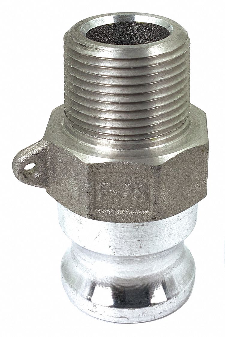 CAM & GROOVE ADAPTER: ¾ IN COUPLING, ¾ IN HOSE FITTING, ¾