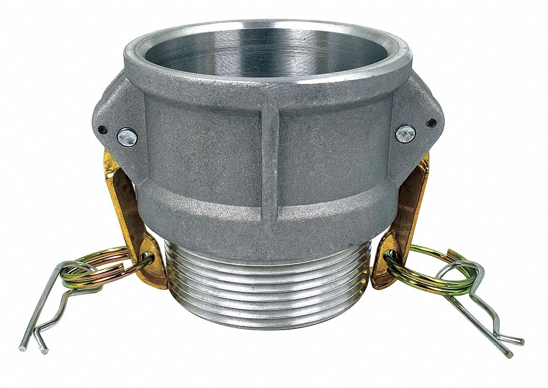 CAM AND GROOVE COUPLING: 2½ IN COUPLING, 2½ IN HOSE FITTING, 2½"-8 THREAD