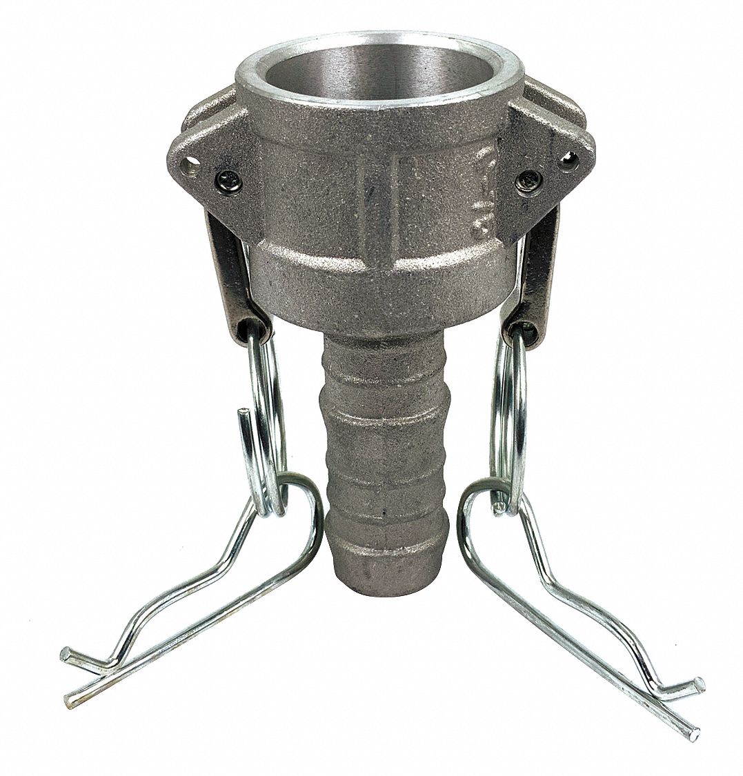 CAM & GROOVE COUPLING: ¾ IN COUPLING, ¾ IN HOSE FITTING, 3 11/32 IN OVERALL LG