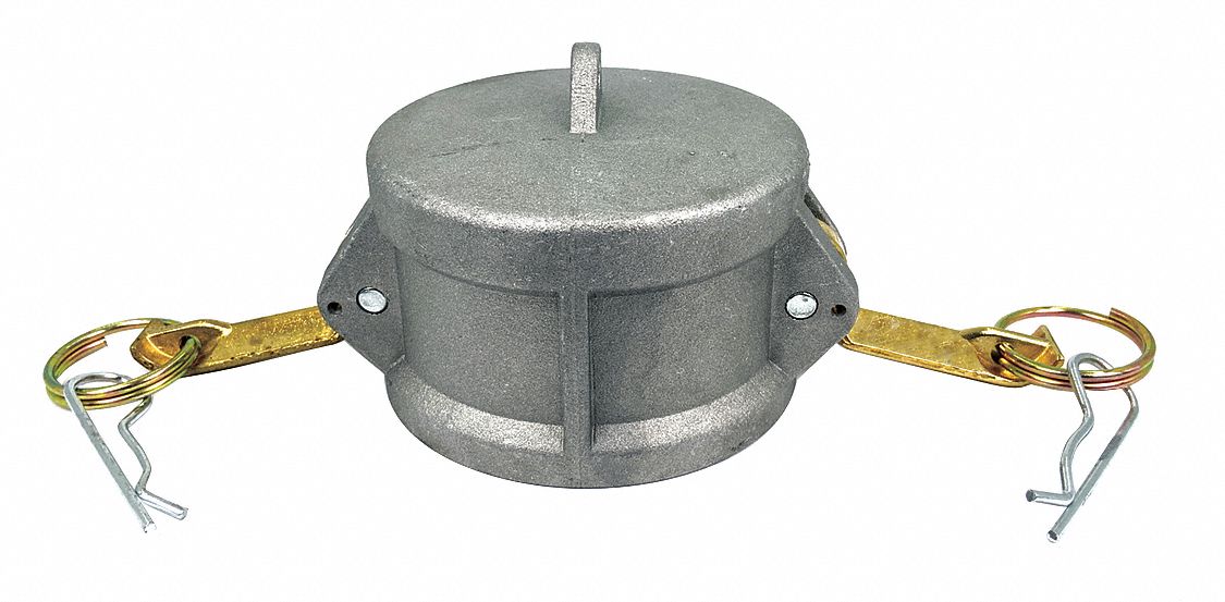 DUST CAP: 2½ IN COUPLING, 150 PSI MAX AT 70 ° F, 2 13/16 IN OVERALL LG