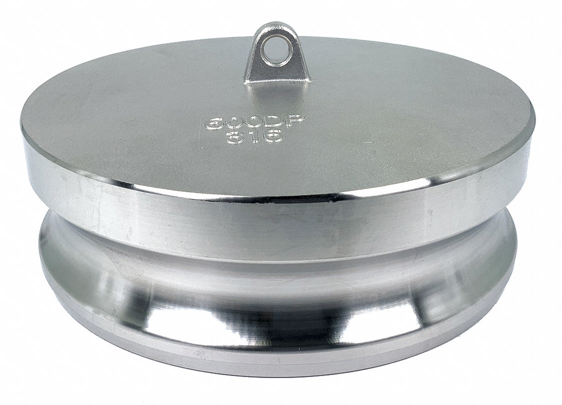 CAM & GROOVE SPOOL ADAPTER: 6 IN COUPLING, 75 PSI MAX AT 70 ° F, MALE ADAPTER