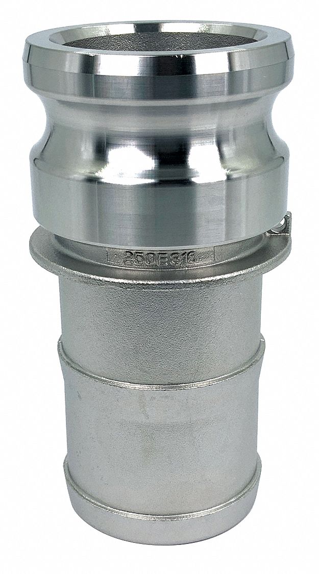 ADAPTATEUR CAME/RAINURE,2-1/2PO,INOX 316