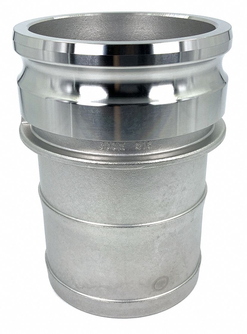 ADAPTATEUR CAME/RAINURE,5 PO,INOX 316