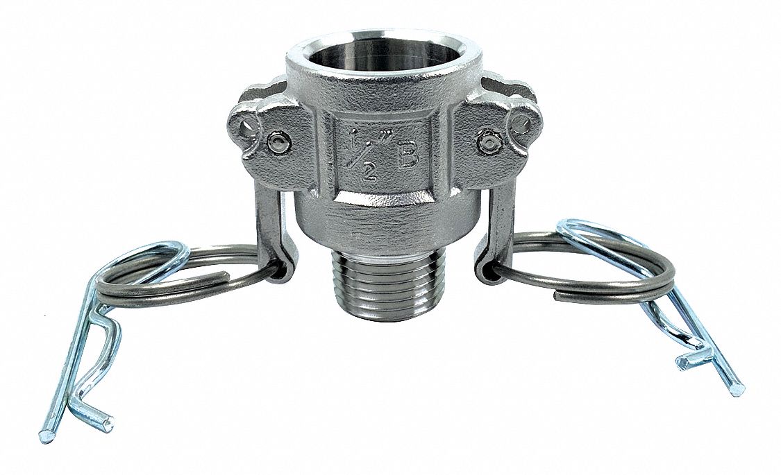 CAM AND GROOVE COUPLING: ½ IN COUPLING, ½
