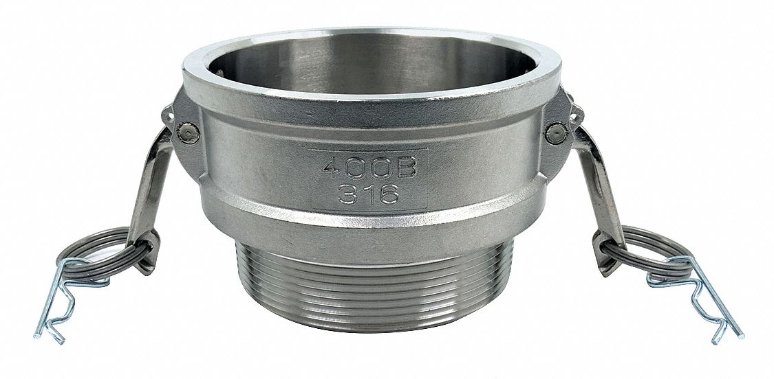 CAM AND GROOVE COUPLING: 4 IN COUPLING, 4