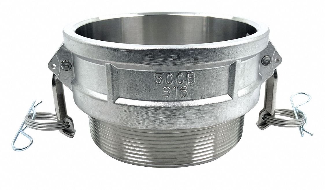 CAM AND GROOVE COUPLING: 5 IN COUPLING, 5