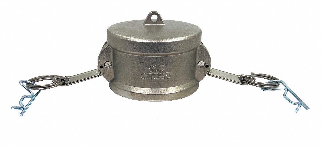 ADAPTATEUR CAME/RAINURE,2-1/2PO,INOX 316