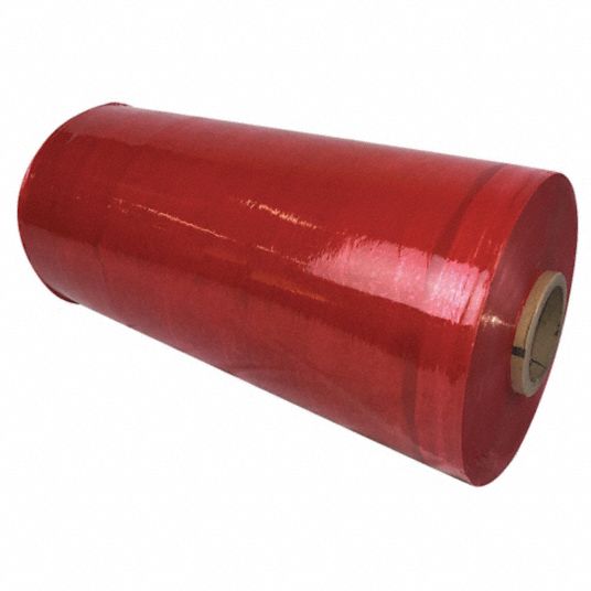 GRAINGER APPROVED AntiStatic Stretch Wrap, Blown, 80 ga, 20 in Overall