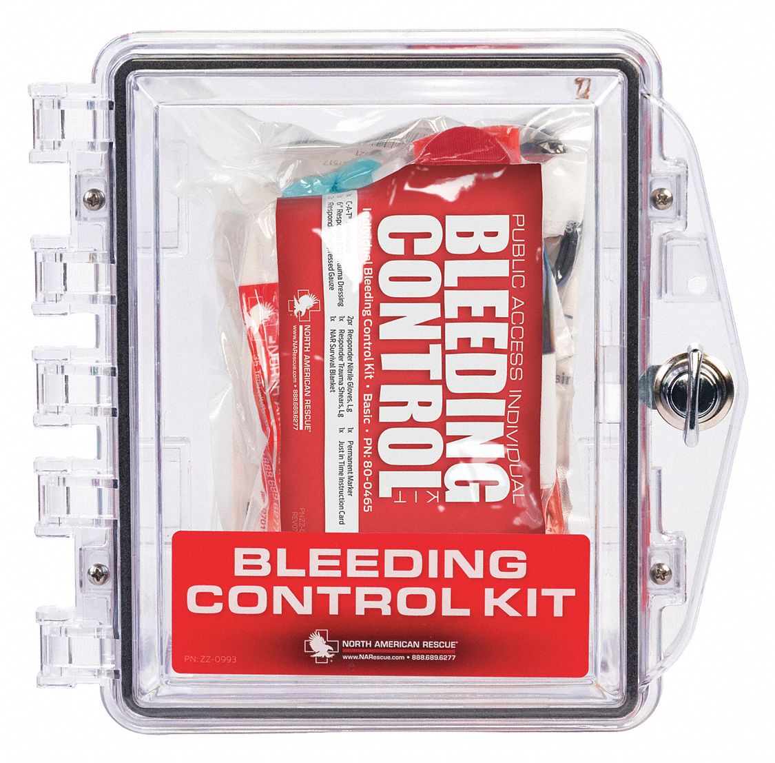 Bleeding Control Kit: Plastic Cabinet