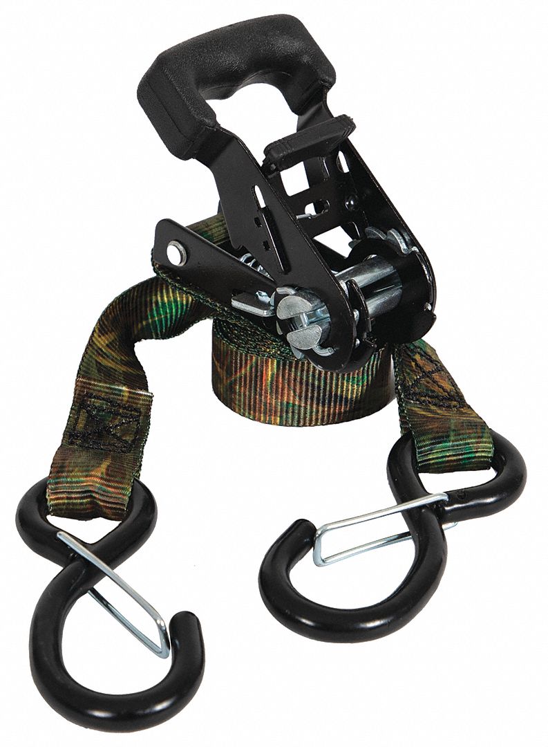 BUYERS PRODUCTS Tie Down Strap, 10 ftL x 1 inW, 600 lb Load Limit