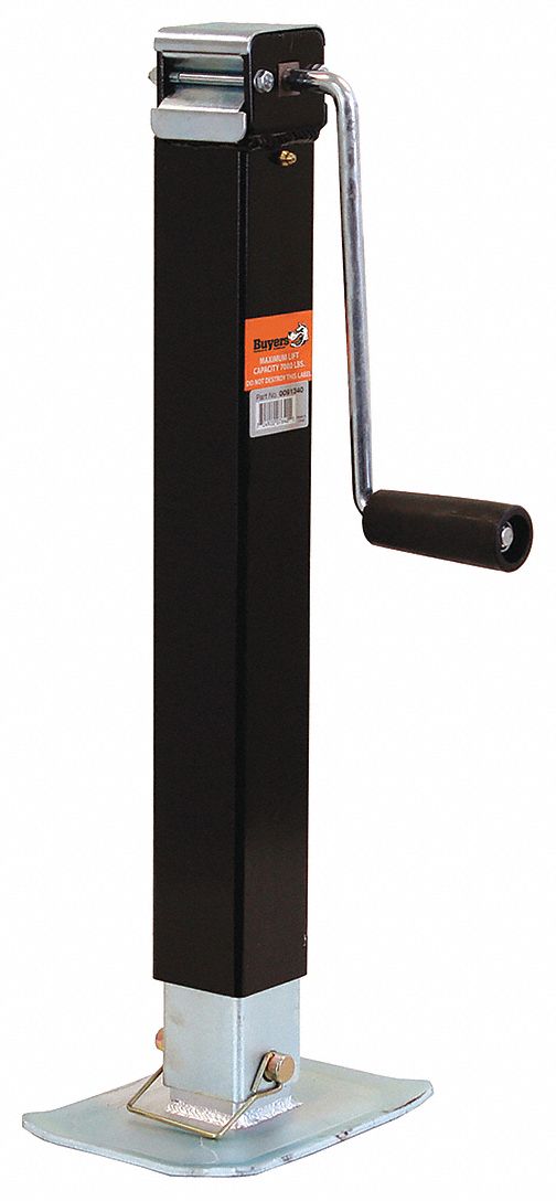 Square Trailer Jack: Sidewind Trailer Jack, 7, 000 lb Static Load Capacity, Sidewind