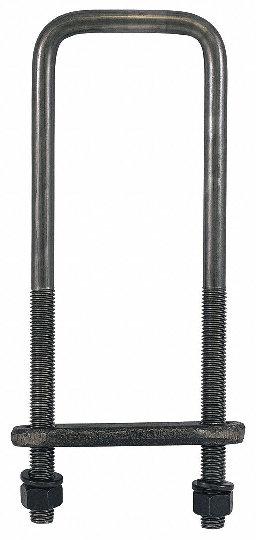 BUYERS PRODUCTS, Heavy Duty, 16 in Lg (In.), Square Bend UBolt Kit