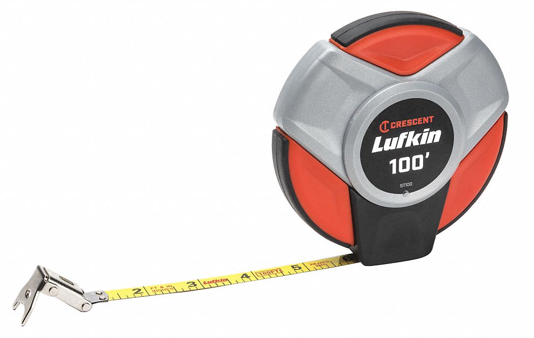 100 ft. x 1/2 in. Open Reel Measuring Tape