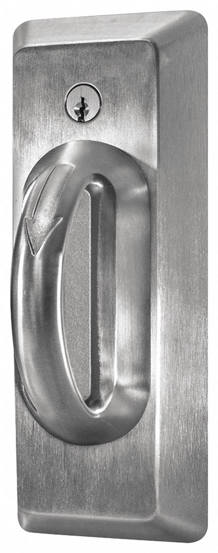 Door Lockset: Office Lever Locksets, Stainless Steel, Ligature-Resistant