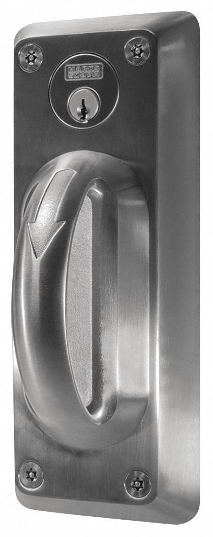 Door Lockset: Office Lever Locksets, Stainless Steel, Ligature-Resistant