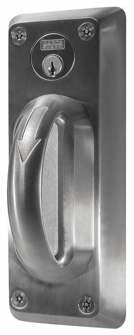 Door Lockset: Office Lever Locksets, Stainless Steel, Ligature-Resistant