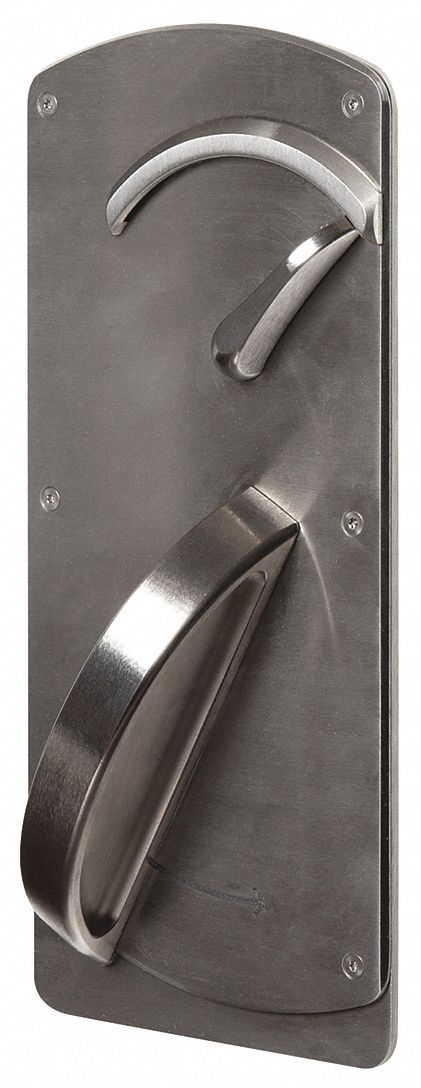 Door Lockset: Privacy Lever Locksets, Stainless Steel, ADA Compliant, Ligature-Resistant