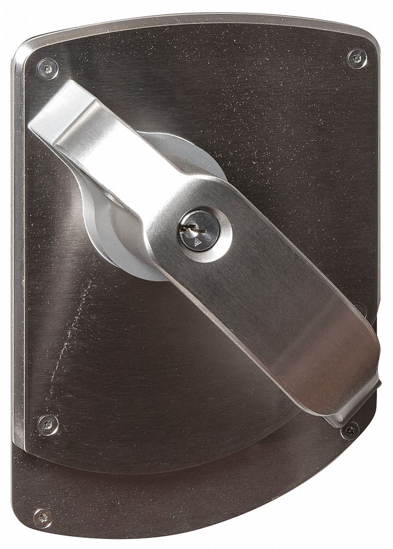 Door Lockset: Classroom Lever Locksets, Stainless Steel, ADA Compliant, Ligature-Resistant