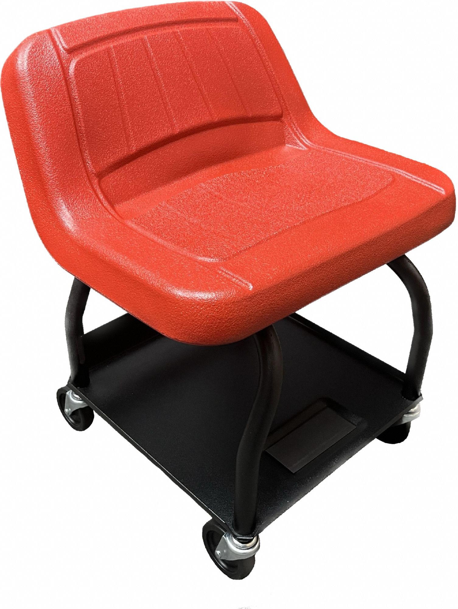 Mechanic Seat: Heavy-Duty, Fixed, 480 lb Max Load Capacity, 17 in Seat Ht, 17 in Overall Ht