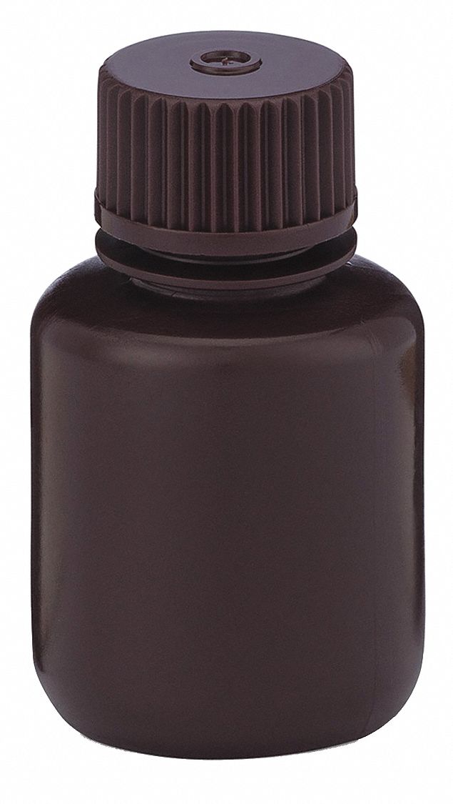 Bottle, 62 mm H, Amber, 36 mm Dia, PK12