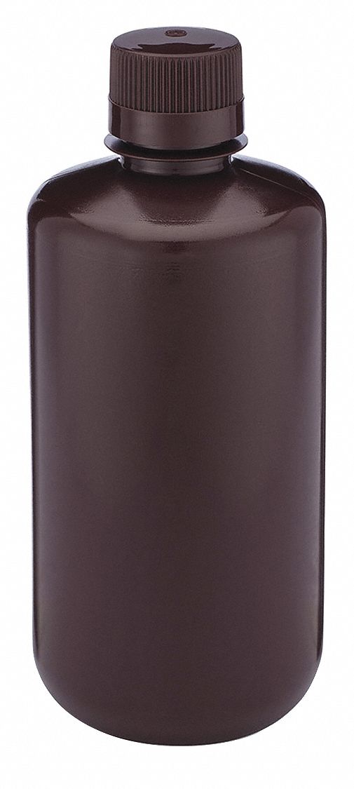 Bottle, 216 mm H, Amber, 92 mm Dia, PK6