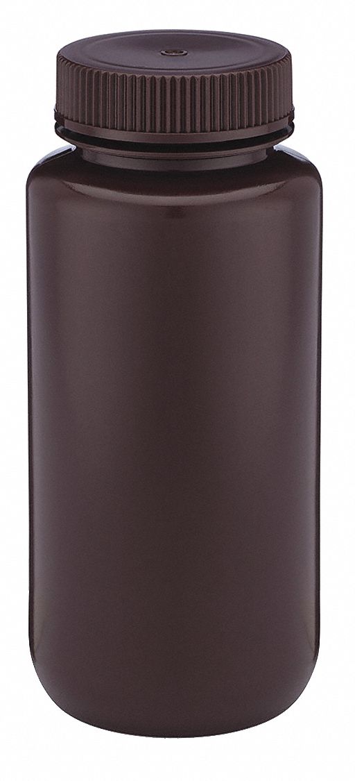 Bottle, 170 mm H, Amber, 73 mm Dia, PK12